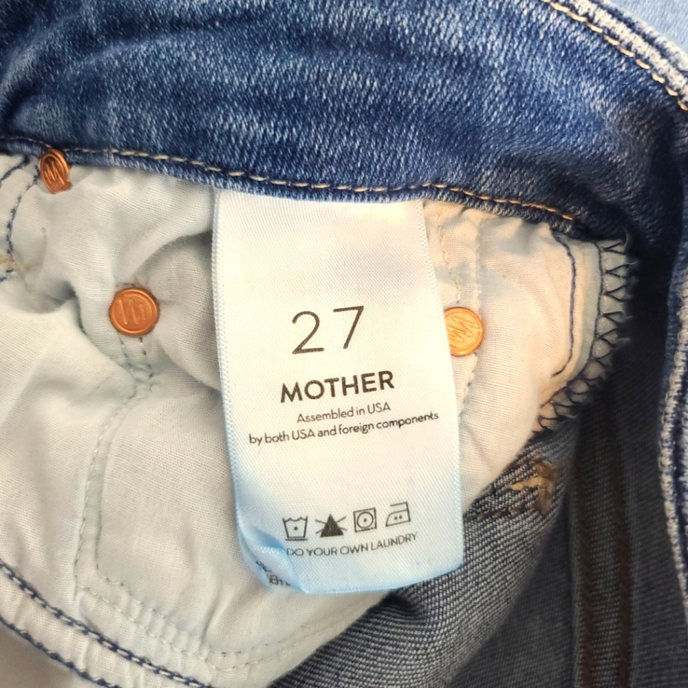 Mother Jeans The Looker Ankle Fray In Satisfaction Guaranteed Size 27 - Picture 8 of 13